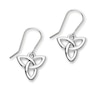Thumbnail Image 0 of Ortak Sterling Silver Celtic Trinity Knot Drop Earrings