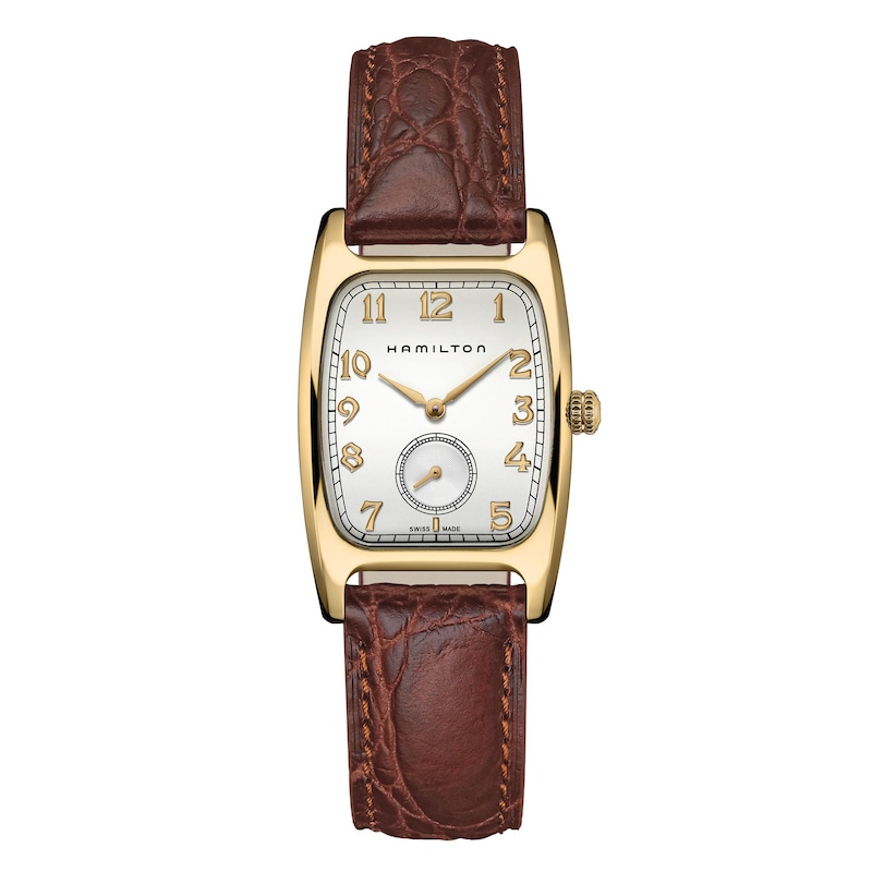 Main Image 1 of Hamilton American Classic Boulton Brown Leather Strap Watch