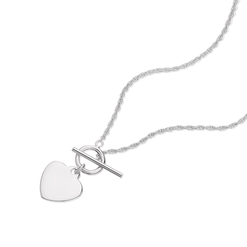 Silver T-Bar Necklace