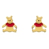 Thumbnail Image 1 of Disney Gold Plated Sterling Silver Winnie The Pooh Stud Earrings