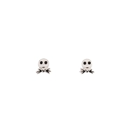 Disney The Nightmare Before Christmas Jack Skellington Sterling Silver Enamel Stud Earrings