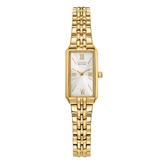 Citizen Classic Eco-Drive Women's Silhouette Gold Tone Bracelet Watch