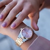 Thumbnail Image 2 of Citizen Diamond Ladies' Eco-Drive Pink Dial Two Tone Bracelet Watch
