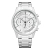 Thumbnail Image 1 of Citizen Men's Chronograph White Dial Stainless Steel Bracelet Watch