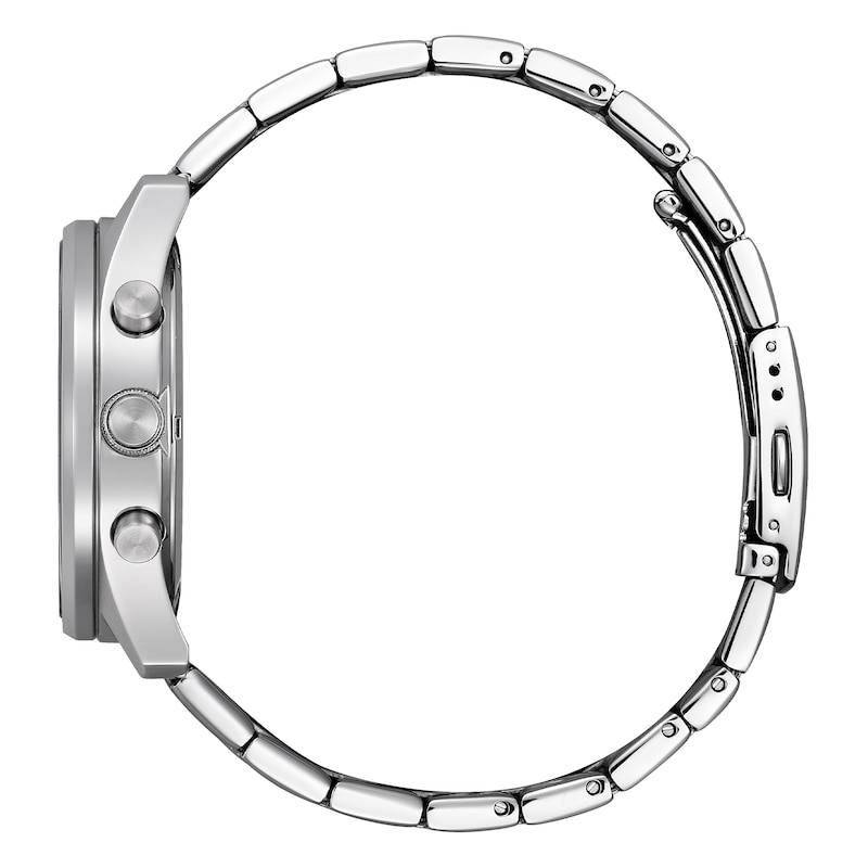 Main Image 3 of Citizen Men's Chronograph White Dial Stainless Steel Bracelet Watch