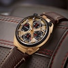 Thumbnail Image 4 of Citizen Promaster Men's Limited Edition Bullhead Racing Chronograph Eco-Drive Brown Leather Strap Watch