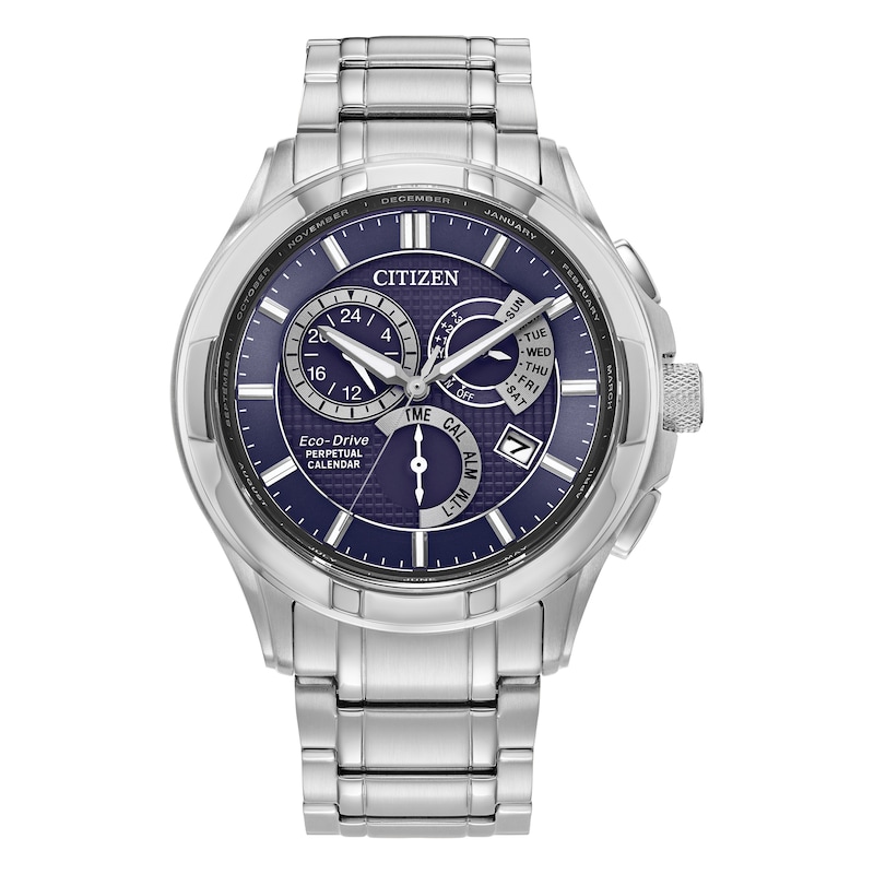 Main Image 1 of Citizen Classic Men's Eco-Drive 8700 Blue Dial Stainless Steel Bracelet Watch