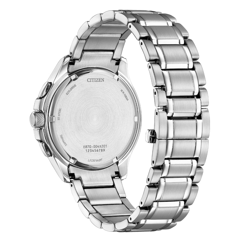 Main Image 3 of Citizen Classic Men's Eco-Drive 8700 Blue Dial Stainless Steel Bracelet Watch