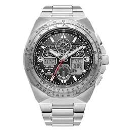 Citizen Promaster Men's Eco-Drive Skyhawk A.T Chronograph Stainless Steel Bracelet Watch