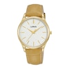 Thumbnail Image 1 of Lorus Ladies' 32mm White Dial Tan Leather Strap Watch