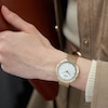 Thumbnail Image 1 of Lorus Ladies' 36mm Fluted Bezel Gold Tone Mesh Bracelet Watch