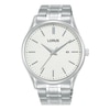Thumbnail Image 1 of Lorus Men's 42mm White Dial Stainless Steel Bracelet Watch
