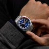 Thumbnail Image 2 of Lorus Men's 43mm Blue Dial Stainless Steel Bracelet Watch