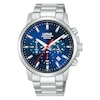 Thumbnail Image 1 of Lorus Men's Blue Chronograph Dial Stainless Steel Bracelet Watch