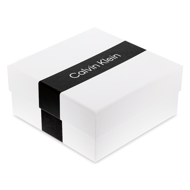 Main Image 2 of Calvin Klein Men's Braided Green Leather Magnetic Bracelet