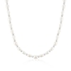Thumbnail Image 1 of Sterling Silver Cultured Freshwater Pearl Beaded Necklace