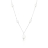 Thumbnail Image 0 of Sterling Silver Cultured Freshwater Pearl Station Necklace
