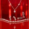 Thumbnail Image 3 of Sterling Silver Cultured Freshwater Pearl Station Necklace