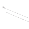 Thumbnail Image 3 of Sterling Silver Large Cubic Zirconia Open Heart Pendant Necklace