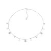 Thumbnail Image 2 of Sterling Silver Cubic Zirconia Station Drop Pendant Necklace