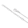 Thumbnail Image 3 of Sterling Silver Cubic Zirconia Heart Station Trace Necklace