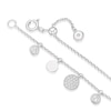 Thumbnail Image 3 of Sterling Silver Cubic Zirconia Station Drop Bracelet