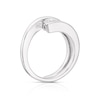 Thumbnail Image 3 of Sterling Silver Cubic Zirconia Open Wrap Ring Size N