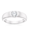 Thumbnail Image 1 of Sterling Silver Cubic Zirconia Centre Stone Ring Size L