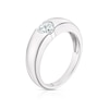 Thumbnail Image 1 of Sterling Silver Cubic Zirconia Centre Stone Ring Size P