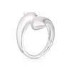 Thumbnail Image 2 of Sterling Silver Chunky Wave Ring Size P