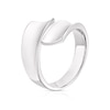 Thumbnail Image 2 of Sterling Silver Chunky Wrap Over Ring Size N