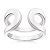 Thumbnail Image 1 of Sterling Silver Chunky Open Wrap Ring Size N