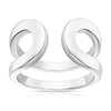Thumbnail Image 1 of Sterling Silver Chunky Open Wrap Ring Size P