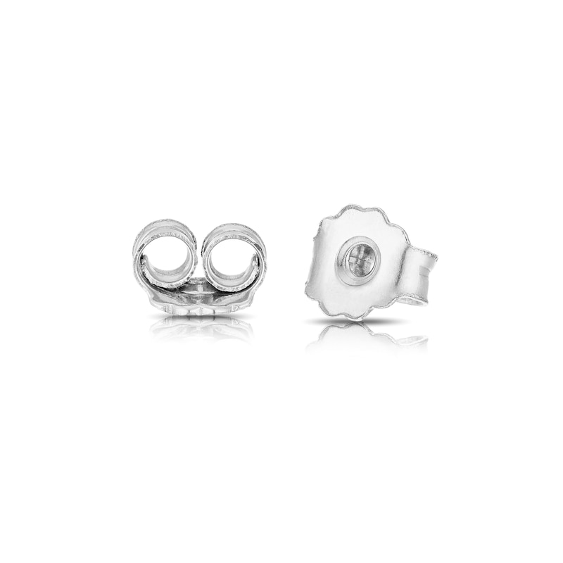 Main Image 2 of Sterling Silver Cubic Zirconia Teardrop Drop Earrings