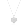 Thumbnail Image 0 of Sterling Silver Cubic Zirconia Pavé Heart Locket