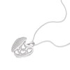 Thumbnail Image 2 of Sterling Silver Cubic Zirconia Pavé Heart Locket
