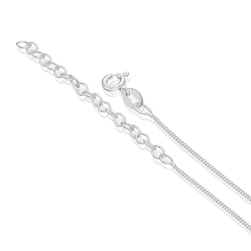 Main Image 3 of Deep Blue Third Eye Chakra Sterling Silver Pendant Necklace