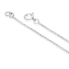 Thumbnail Image 3 of Sterling Silver Half Cubic Zirconia & Mother of Pearl Heart Pendant Necklace
