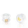 Thumbnail Image 2 of 9ct Yellow Gold Rectangle Cubic Zirconia Halo Stud Earrings