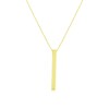 Thumbnail Image 1 of 9ct Yellow Gold Bar Drop Pendant Necklace
