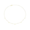 Thumbnail Image 2 of 9ct Yellow Gold Open Heart & Bead Necklace