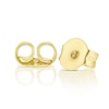 Thumbnail Image 1 of Children's 9ct Yellow Gold Open Heart Stud Earrings