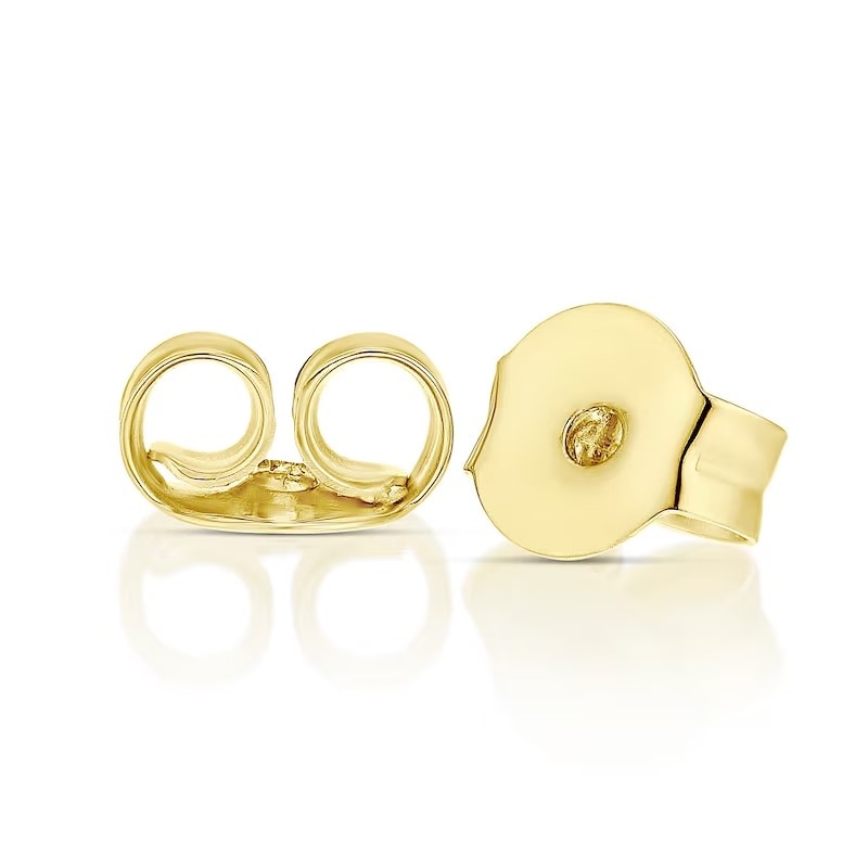 Children's 9ct Yellow Gold Open Heart Stud Earrings