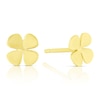 Thumbnail Image 1 of Children's 9ct Yellow Gold 4 Leaf Clover Stud Earrings