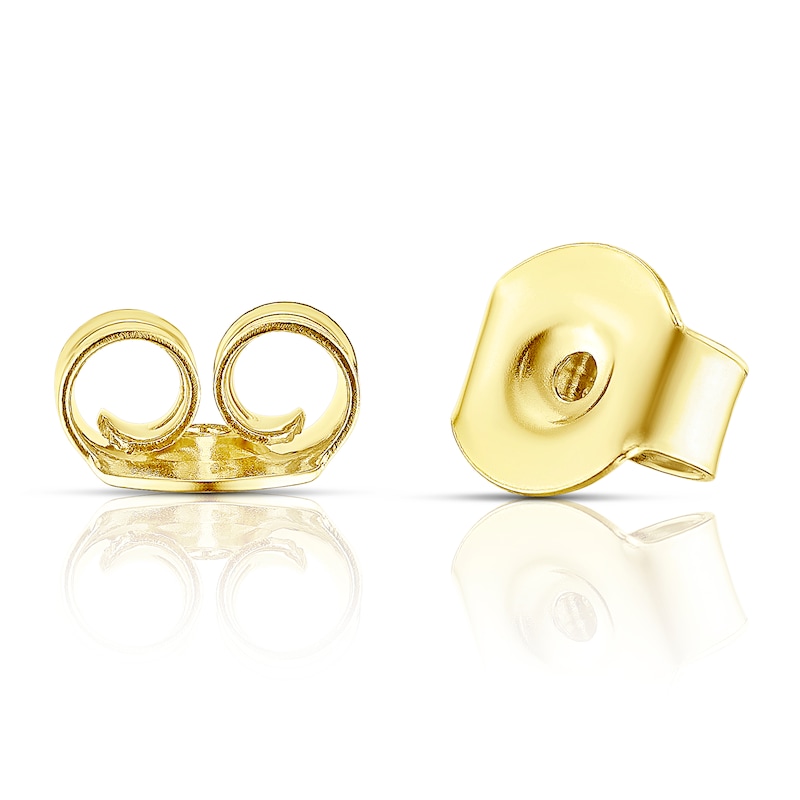 Main Image 2 of Children's 9ct Yellow Gold 4 Leaf Clover Stud Earrings