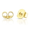 Thumbnail Image 2 of Children's 9ct Yellow Gold Diamond Cut Star Stud Earrings