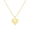 Thumbnail Image 0 of Children's 9ct Yellow Gold Sunburst Heart Pendant Necklace