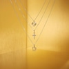 Thumbnail Image 3 of Children's 9ct Yellow Gold Sunburst Heart Pendant Necklace
