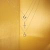 Thumbnail Image 4 of Children's 9ct Yellow Gold Sunburst Heart Pendant Necklace