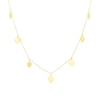 Thumbnail Image 1 of 9ct Yellow Gold Heart Drop Choker Necklace